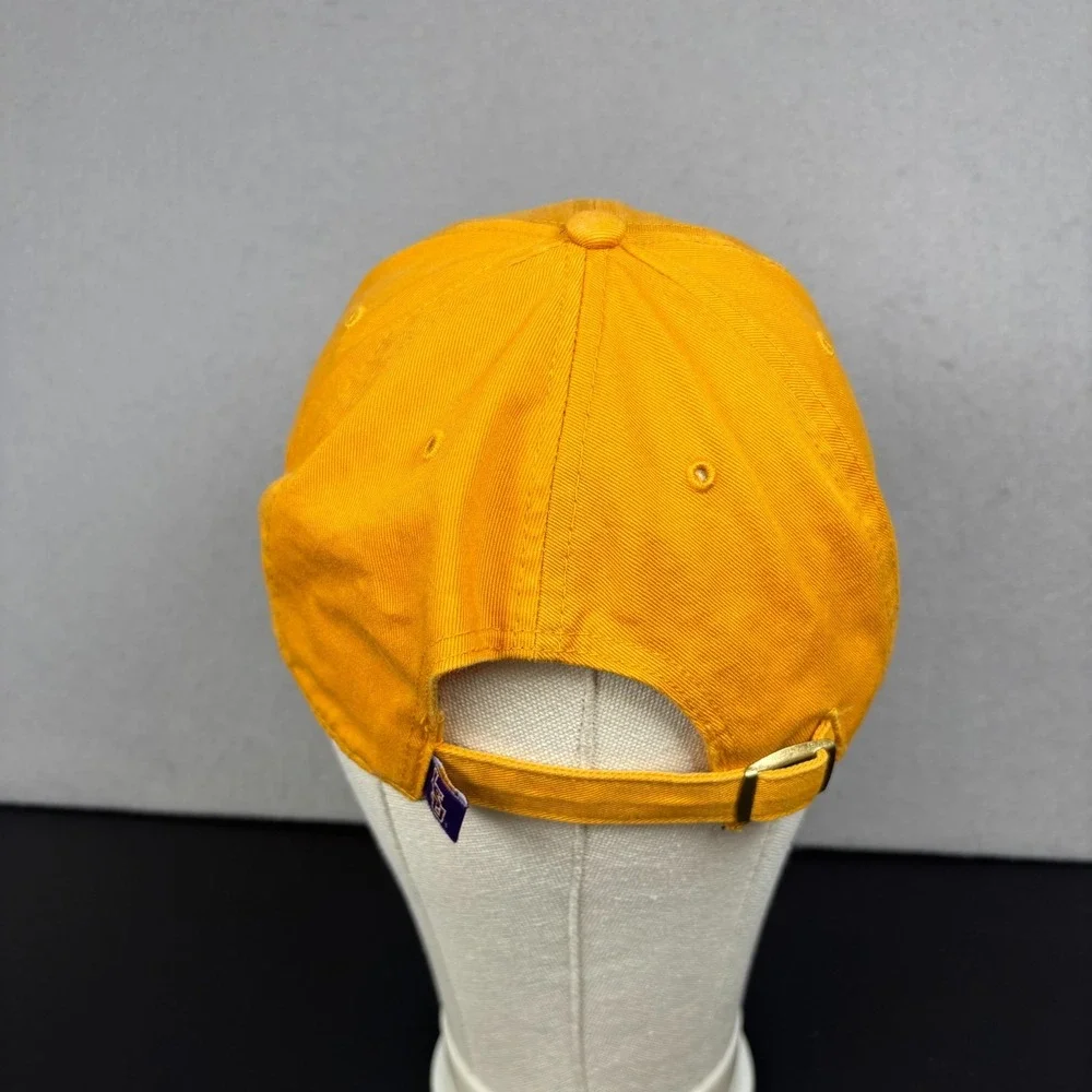 LSU Tigers '47 Brand Clean Up Hat Yellow Adjustable Baseball Cap Purple Logo
